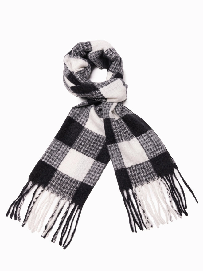 Men's scarf - grey/white A408