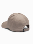 Men's one-color baseball cap - ash V7 OM-ACCS-0105