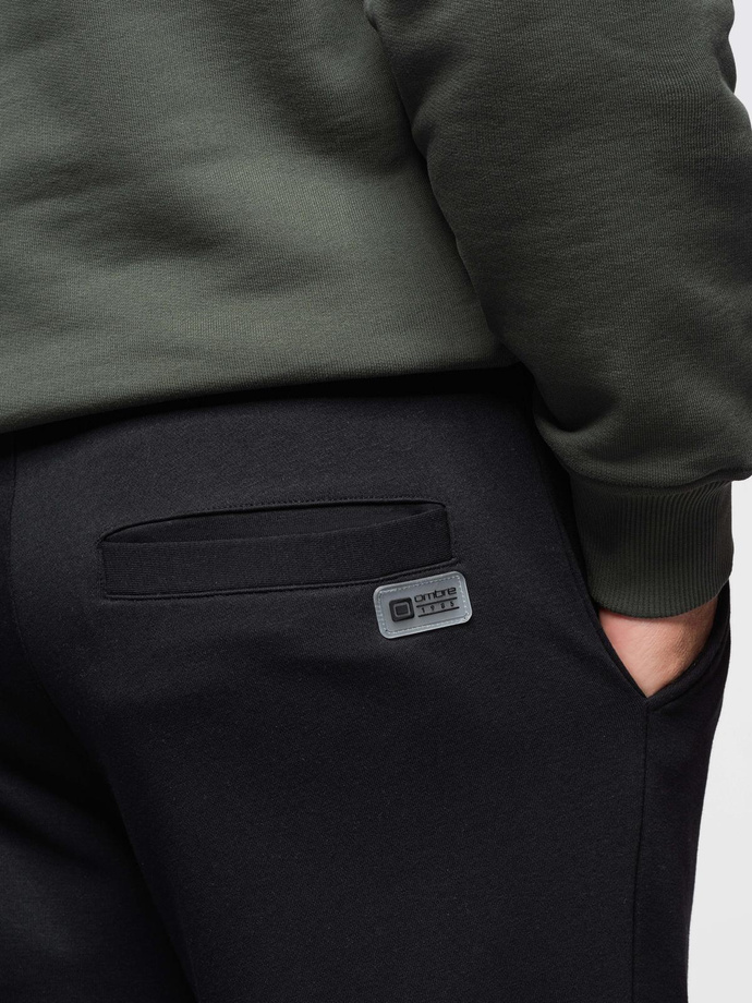 Pánske tepláky joggers - čierne V2 OM-PASK-0280