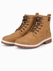 Men's winter shoes trappers - beige T314
