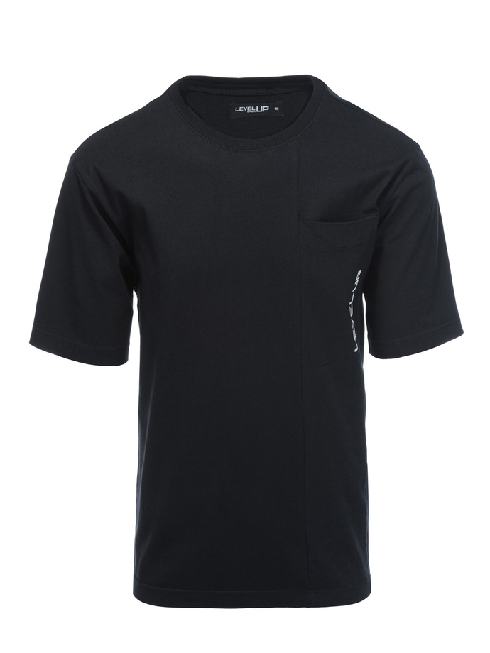 Men's t-shirt OVERSIZE - black S1628