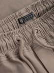 Pánske nohavice JOGGER s cargo vreckami na zips - béžové V2 OM-PAJO-0123