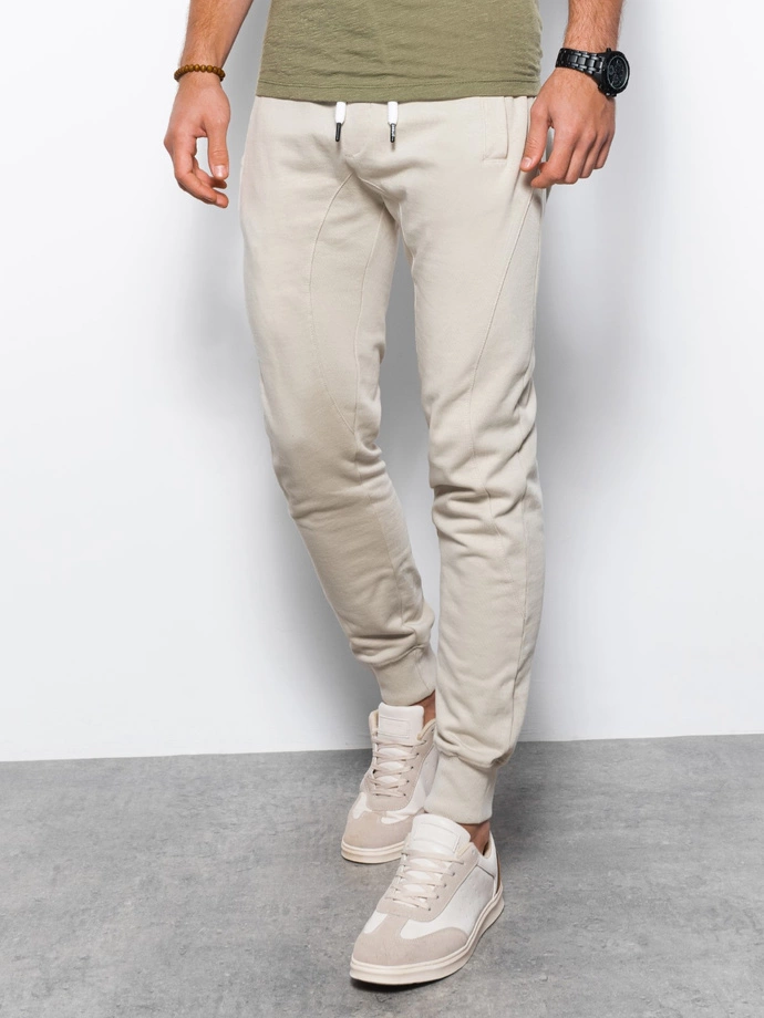 Pantaloni de trening barbati - gri deschis P948