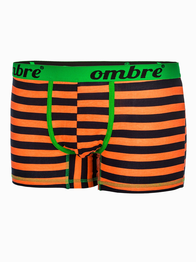 Boxeri barbati - 2- pack mix albastru/portocaliu U37