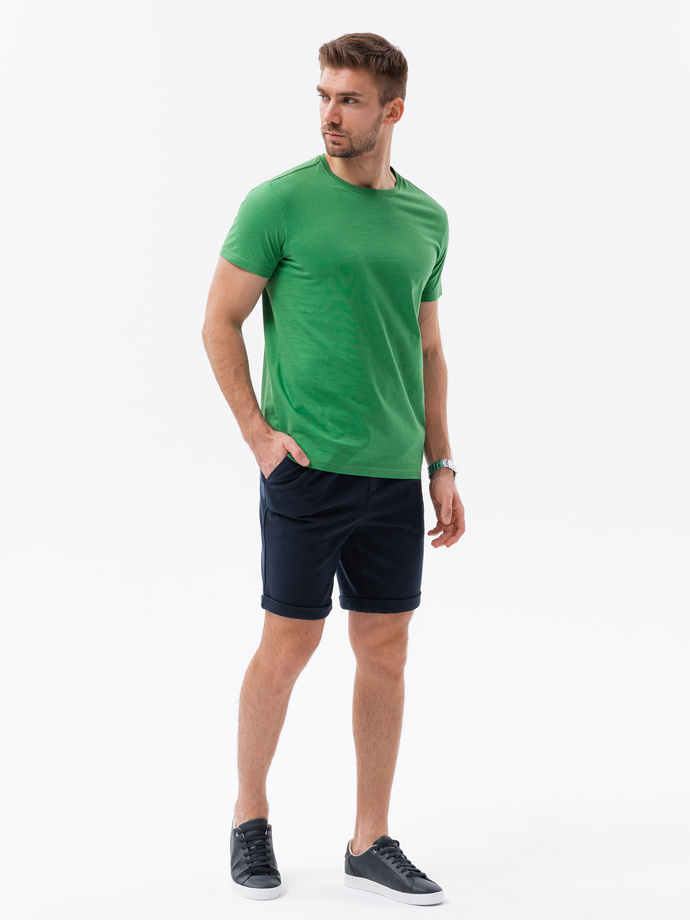 BASIC men's cotton t-shirt - green V20 S1370
