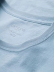 BASIC vyriški klasikiniai medvilniniai marškinėliai - šviesiai mėlyni V19 OM-TSBS-0236