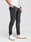 Vyriškos džinsinės kelnės JOGGERS - pilkos V3 OM-PADJ-0267
