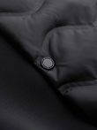 Men's quilted bomber jacket - black V1 OM-JALP-0141
