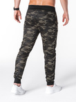 Men's sweatpants P697 - dark camo