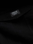 Men's pants with cargo pockets and leg hem - black V5 OM-PACG-0189