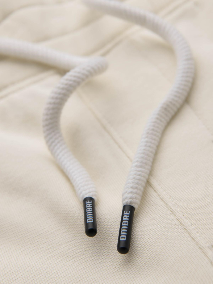 Pantaloni de trening jogger pentru bărbați - crem V11 OM-PABS-0173