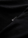 BASIC men's longsleeve with round neckline - black V1 OM-LSBL-0106