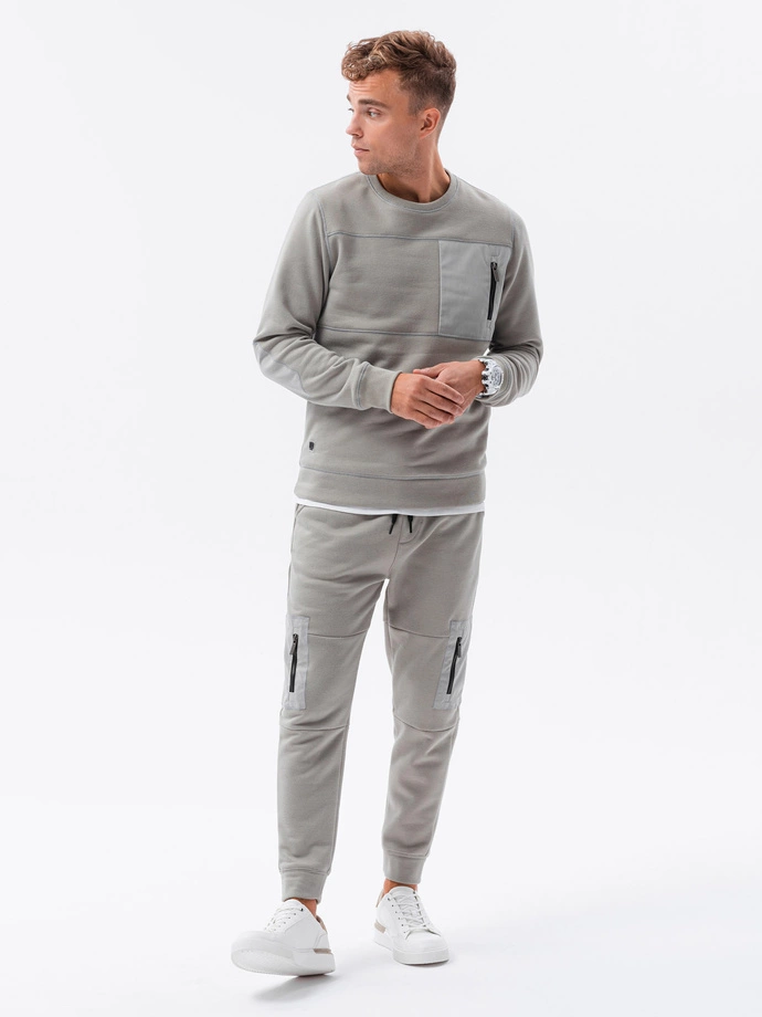 Men's set sweatshirt + pants - grey Z53