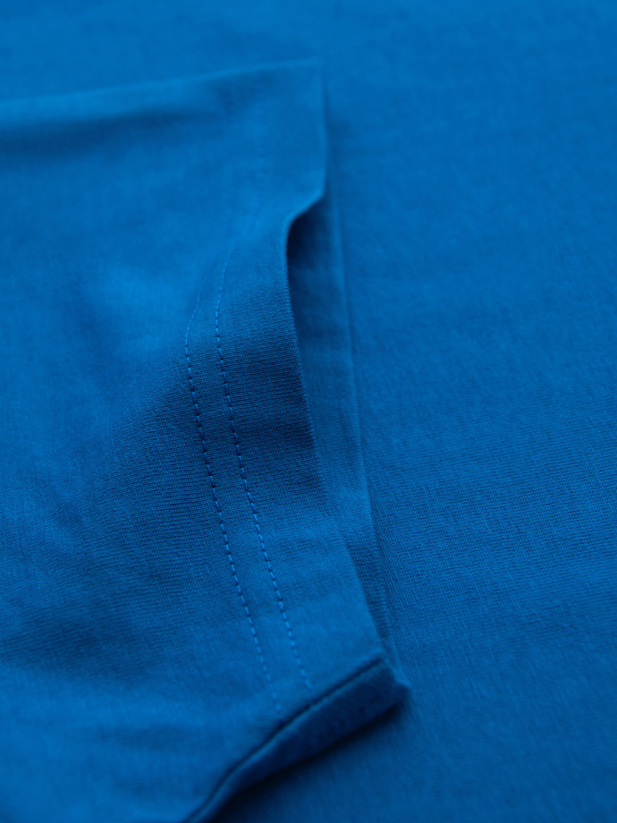 Klasické bavlnené pánske tričko BASIC - pieskové V11 OM-TSBS-0236