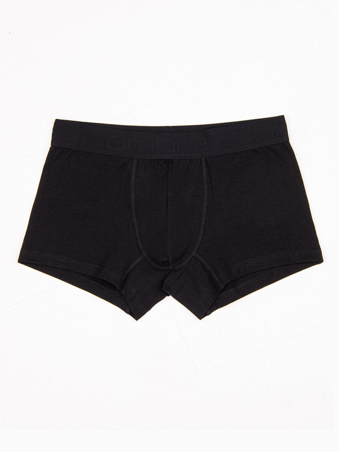 Men's cotton boxer shorts with logo - 3-pack mix V3 OM-UNBO-0105