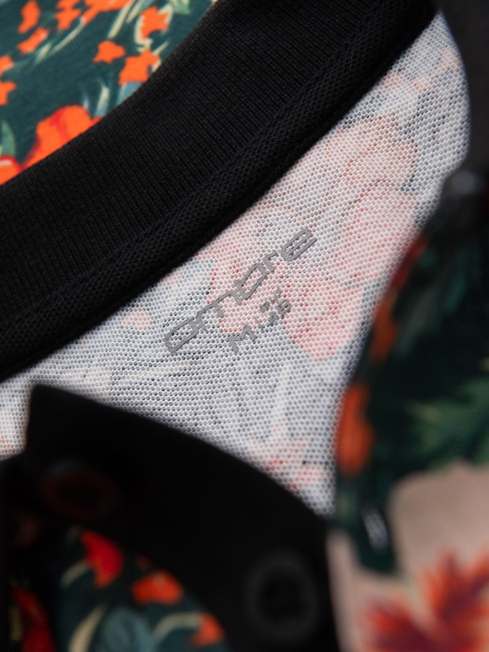 Tricou polo din tricot Pique - ecrue V7 S1746