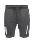 Pantaloni scurți pentru bărbați cu buzunare cargo - gri închis V2 OM-SRSK-0106