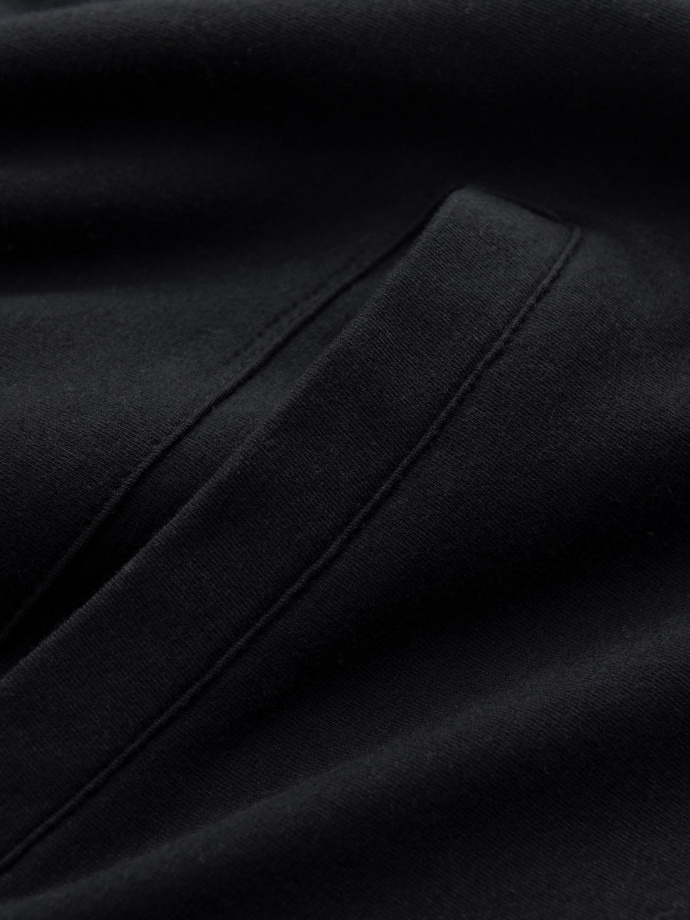 Pánské tepláky s logem - černé V1 OM-PASK-0167