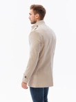 Men's mid-season coat - beige C269