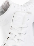 Men's high-top sneakers with zipper for easy on - white V2 OM-FOTH-0184