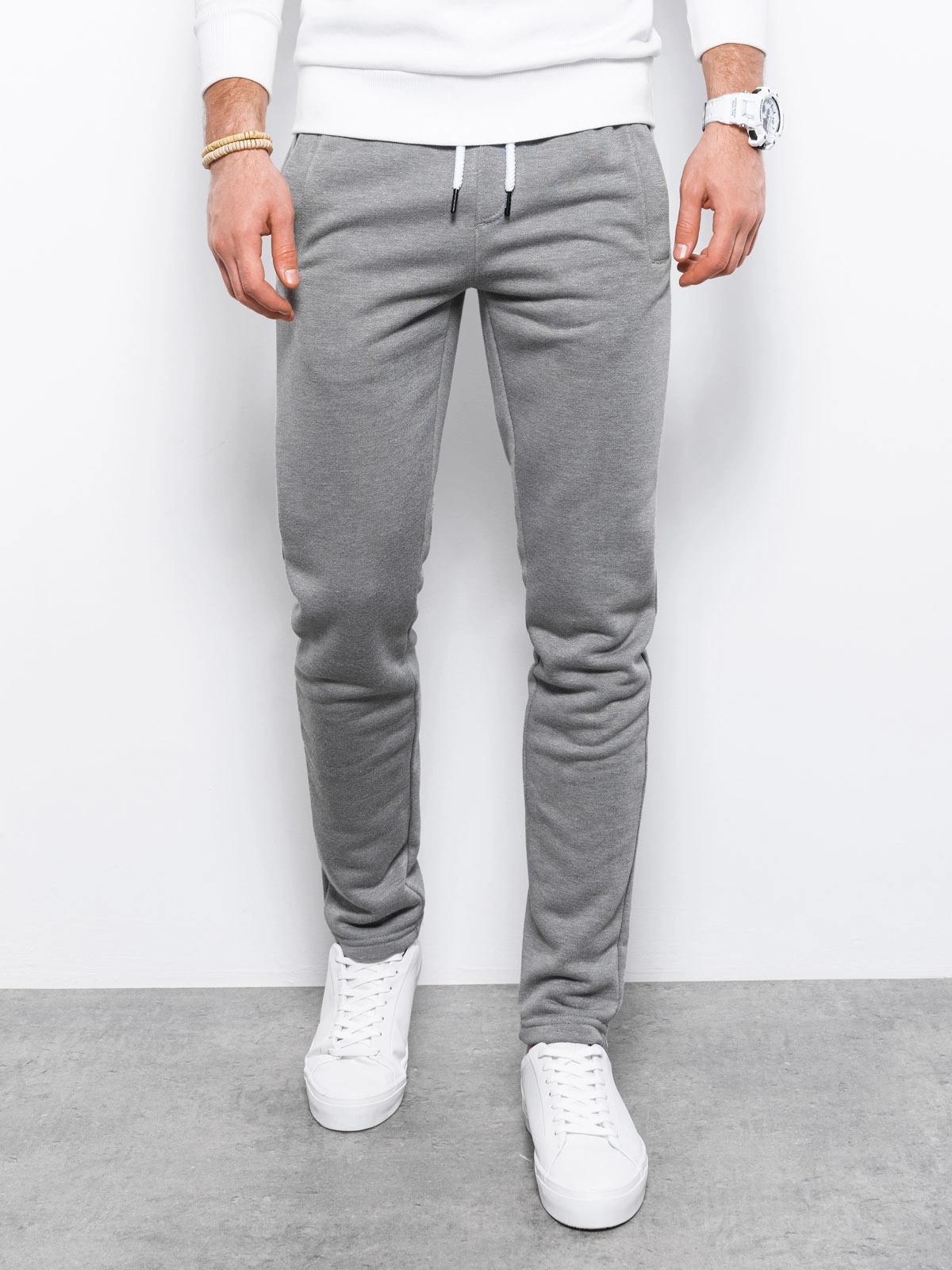 Men's sweatpants grey/melange P866 Men's clothing - Main Image