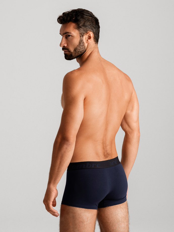 Pánske kontrastné bavlnené boxerky - 7-pack mix V2 OM-UNBO-0100