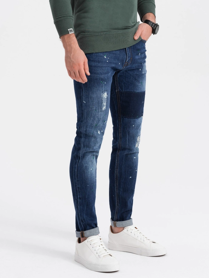Pánské džínové kalhoty jogger 907P - černé