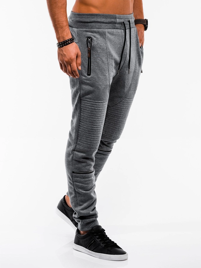 Men's sweatpants - dark grey P469