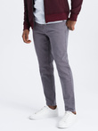 Vyriškos džinsinės kelnės be trynimo SLIM FIT - grafito spalvos V5 OM-PADP-0148