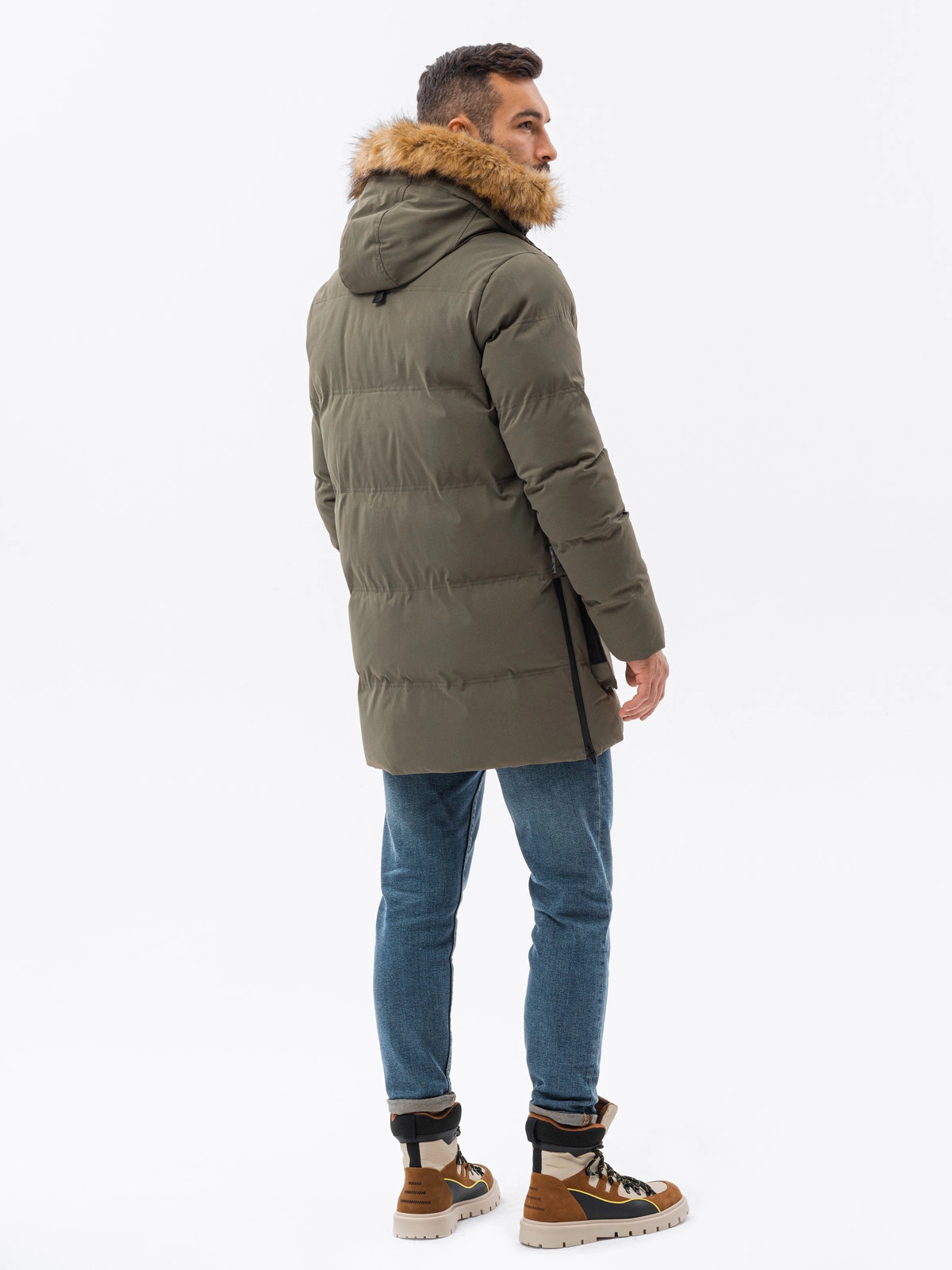 Khaki winter jacket online