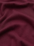 BASIC men's viscose classic sweater with round neckline - maroon V11 OM-SWBS-0106