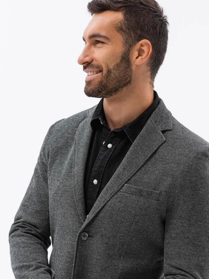 Sacou casual barbati - negru M162