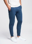 Pantaloni de trening jogger pentru bărbați - albastru marin V4 OM-PABS-0173