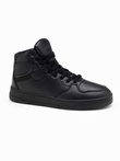 Men's insulated sneaker boots with high upper - black V6 OM-FOSH-0139