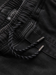 Men's denim jogger pants - black P907