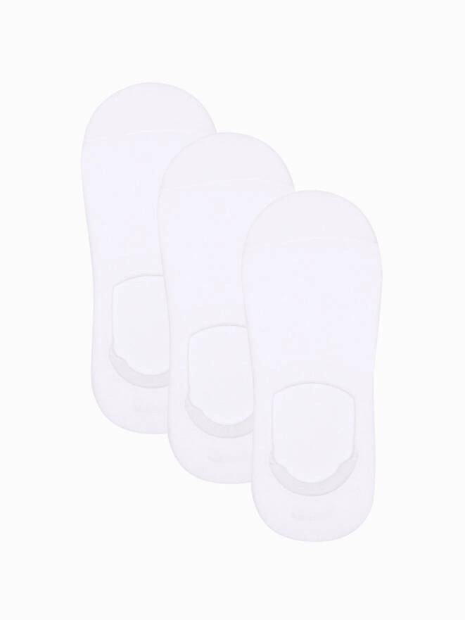 Pánske ponožky na nohy 3-pack - biele V4 OM-SOSS-0103