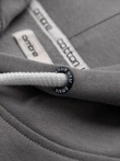 Men's BASIC kangaroo hooded sweatshirt - grey V8 B1674