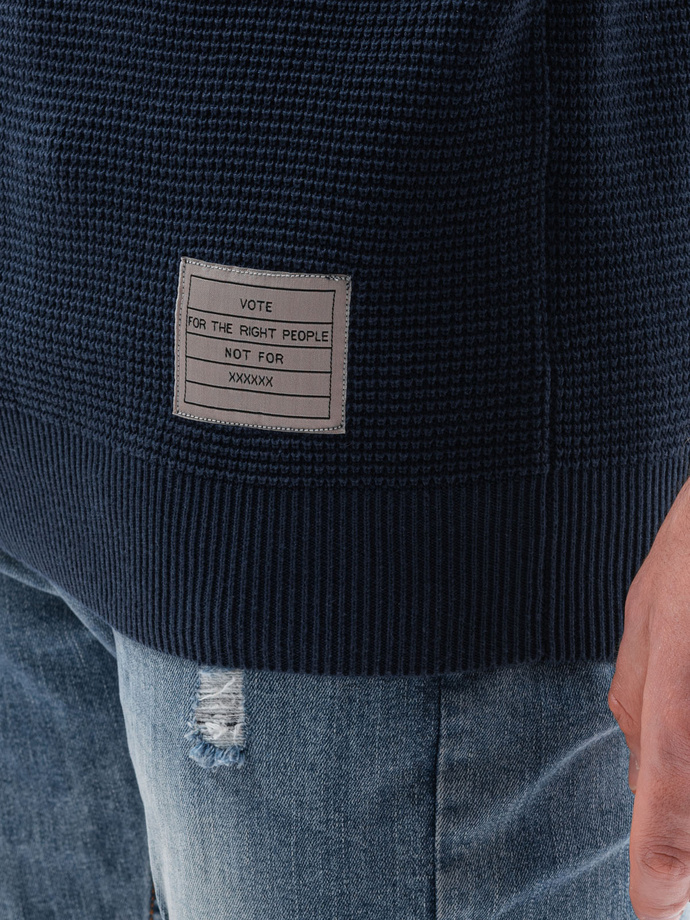 Men's sweater - dark blue E185