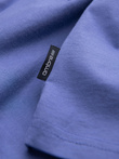 BASIC men's cotton classic tee with v-neck - purple V12 OM-TSBS-0145