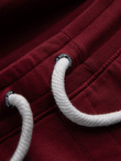 Pantaloni de trening barbati - rosu inchis P946