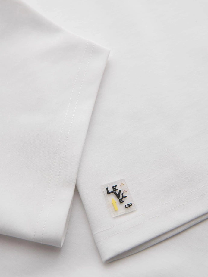 Pánské tričko COMFORT FIT s raglánovými rukávy - smetanové V1 OM-TSCT-0240