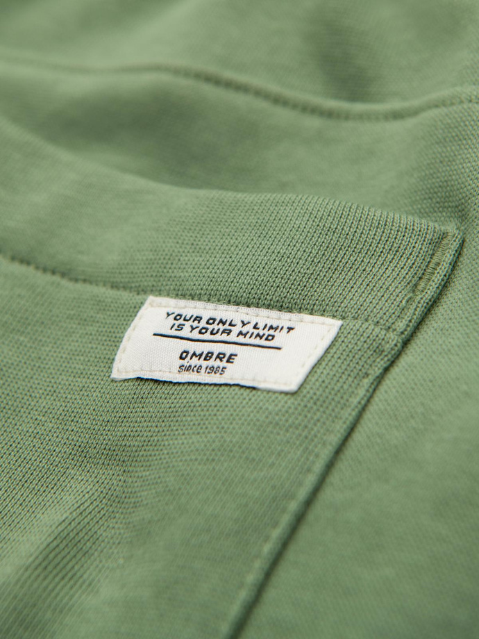 Pánske tepláky jogger - zelené V3 OM-PABS-0173