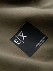 Men's kangaroo hoodie with logo - olive V4 OM-SSNZ-0162