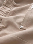 Pantaloni cargo STRAIGHT LEG pentru bărbați cu buzunare în dungi - nisip V2 OM-PACG-0197