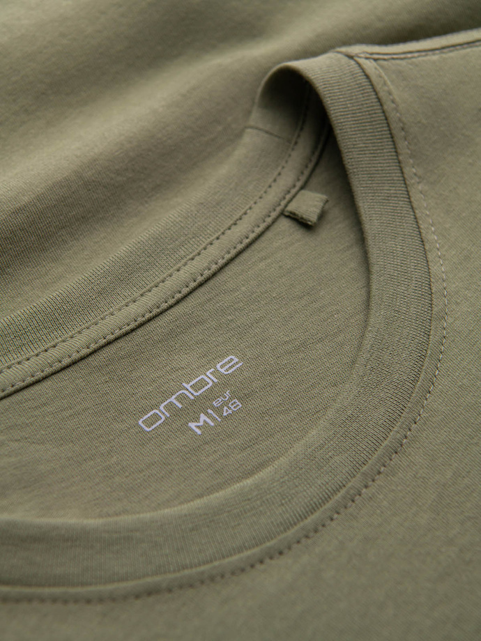 Tricou bărbătesc imprimat stil motocicletă - olive V2 OM-TSPT-0125