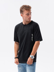 Vyriški marškinėliai OVERSIZE - juoda S1628