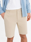 Men's structural knit SLIM FIT shorts - sand V3 OM-SRCS-0169