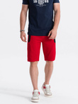 Men's sweatshorts - red V2 W239