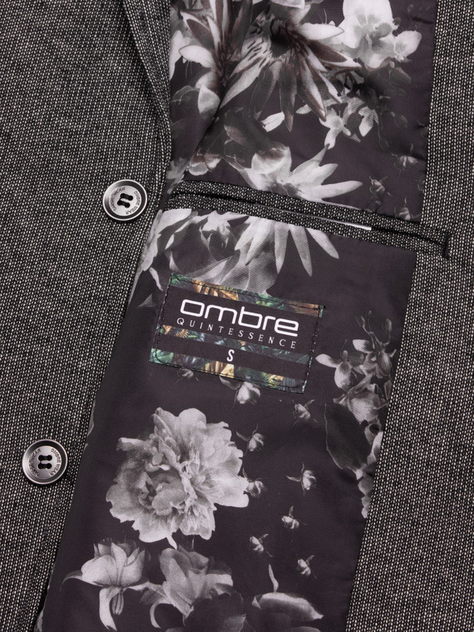 Pánské casual sako - černá M162