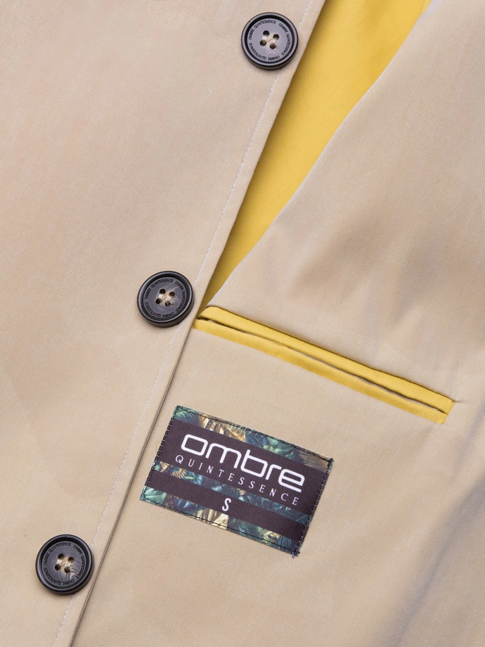 Men's mid-season coat - beige C269